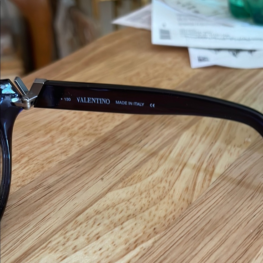 Valentino Sophisticated Dark Eyewear